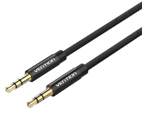 Vention Fabric Braided 3.5mm Male to Male Audio Cable 1,5m, Black