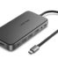 Vention USB-C to HDMI USB 3.1 Gen 2-A x2 USB 2.0 M.2 NGFF SD TF PD DC 3.5mm SSD Enclosure Docking Station 0,15m