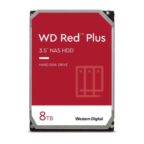 Western Digital 14 TB 3,5" HDD, 7200 RPM, WD RED Plus, 512MB
