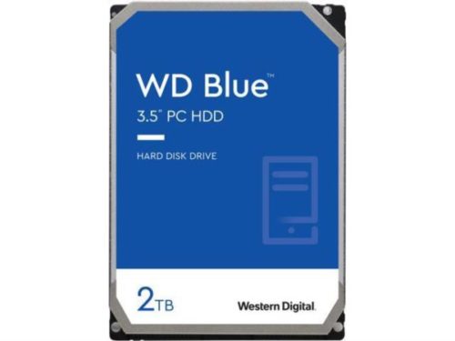 Western Digital 2 TB 3,5" HDD, 7200 RPM, WD Blue, 256MB