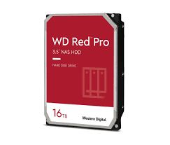 Western Digital 16 TB 3,5" HDD, 7200 RPM, WD RED Pro, 512MB