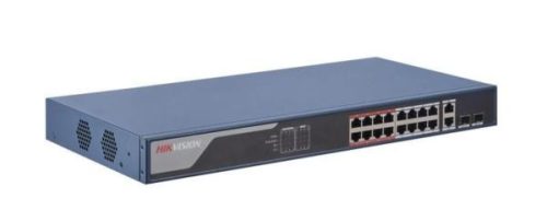 HikVision 16-Port 100Mbps RJ45 PoE (230W) 2 Combo 1G RJ45 SFP Web Managed Switch
