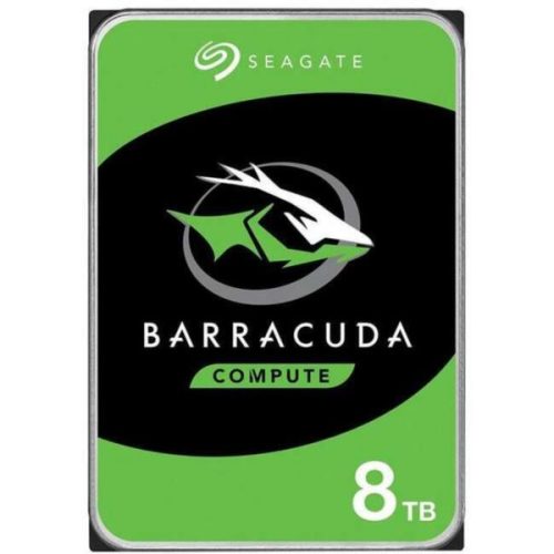 Seagate 8 TB 3,5" HDD, Barracuda, 5400 RPM, 256MB