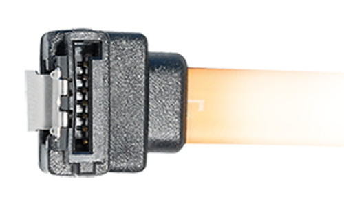 Kabel HDD/SATA kutni, 0,3m, s kvačicom