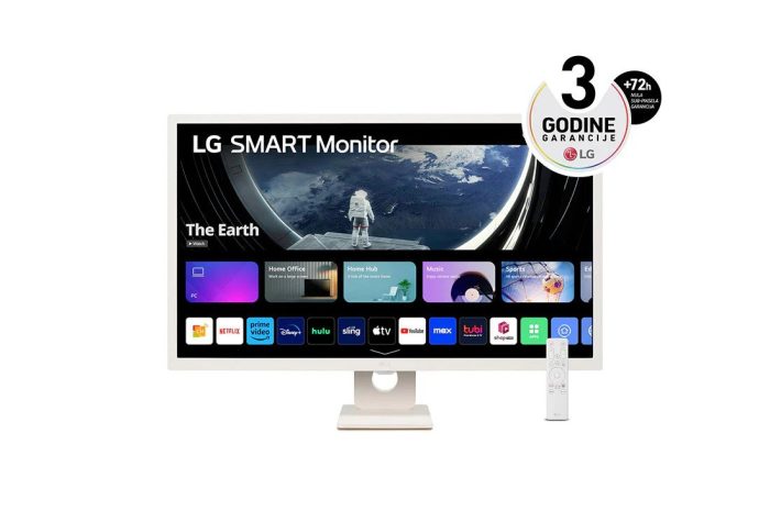 LG 32SR50F-W, 32" Smart monitor, 2xHDMI, zvuč.