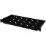 NaviaTec 19" polica za mrežni ormar, 250 mm, 1U, Cantilever, crna