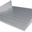 NaviaTec 19" polica za mrežni ormar, 457 mm, 3U, Cantilever, siva