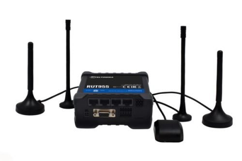 Teltonika LTE dual SIM router with WiFi (Standard package GNSS antenna)