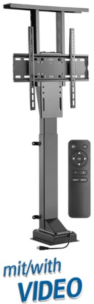 Transmedia Motorized Monitor lift stand for installation in furnitures