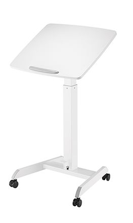 Transmedia Mobile Workstation with foot pedal