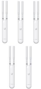 Ubiquiti Networks 5-Pack UniFi Indoor Outdoor AP, AC1200 Mesh, PoE Not included