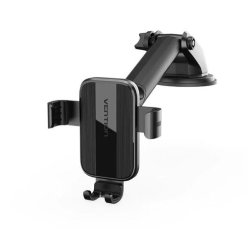 Vention Auto-Clamping Car Phone Mount With Suction Cup, Black