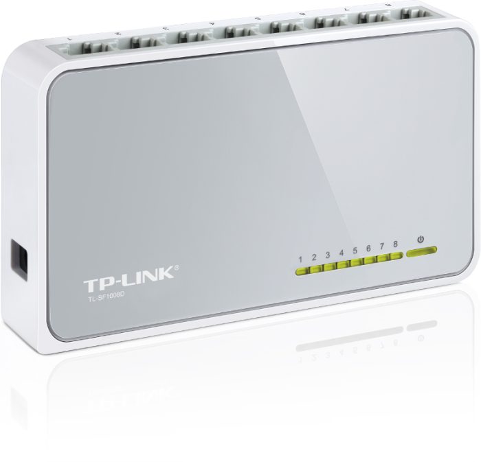 TP-Link TL-SF1008D, 8-port 10/100 switch,plastično