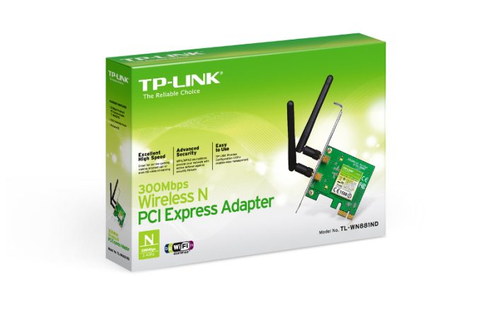 TP-Link 2,4GHz Wireless N PCI Express Adapter 300Mbps
