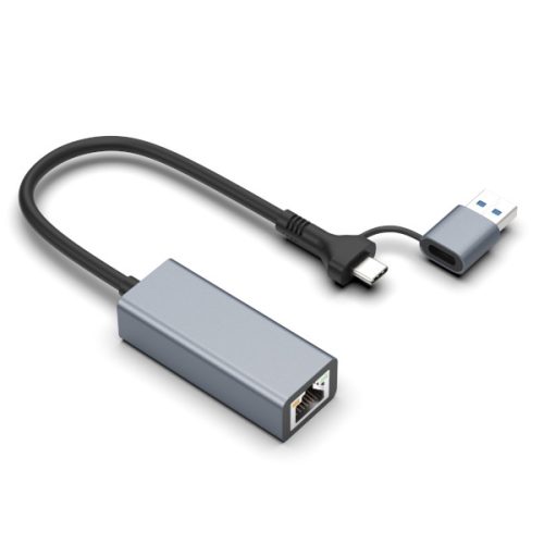 Asonic 2u1 USB 3.0 A/C to 10/100/1000 Ethernet LAN
