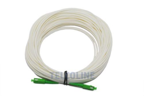 NFO Patch cord, SC APC-SC APC, Singlemode 9 125, G.657B3, Simplex, 5m, nylon, 1mm, White