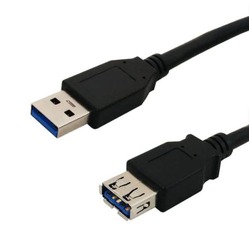 NaviaTec USB 3.0 A muški na A ženski kabel, 1,8m, crni