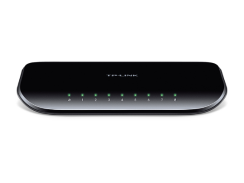 TP-Link TL-SG1008D, 8-port GbE switch, plastično