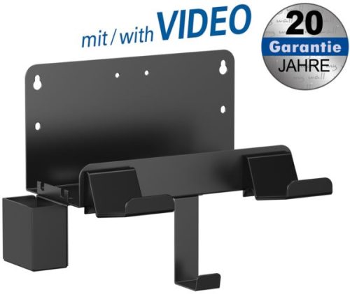 Transmedia Wall mount for Media Player and Gaming Accessory