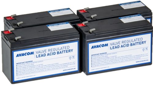 Avacom baterijski kit za APC RBC132 (4 bater.)
