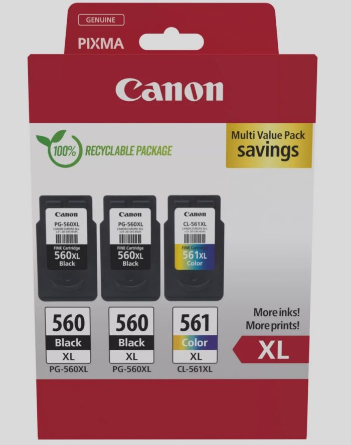 Canon multipack  PG-560XL x 2 + CL-561XL
