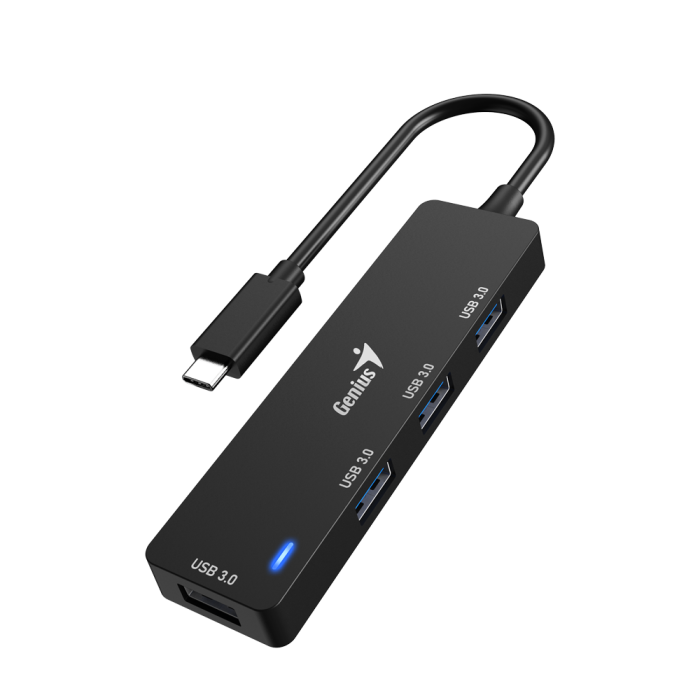 Genius UH-400, 4-port USB 3.0 hub