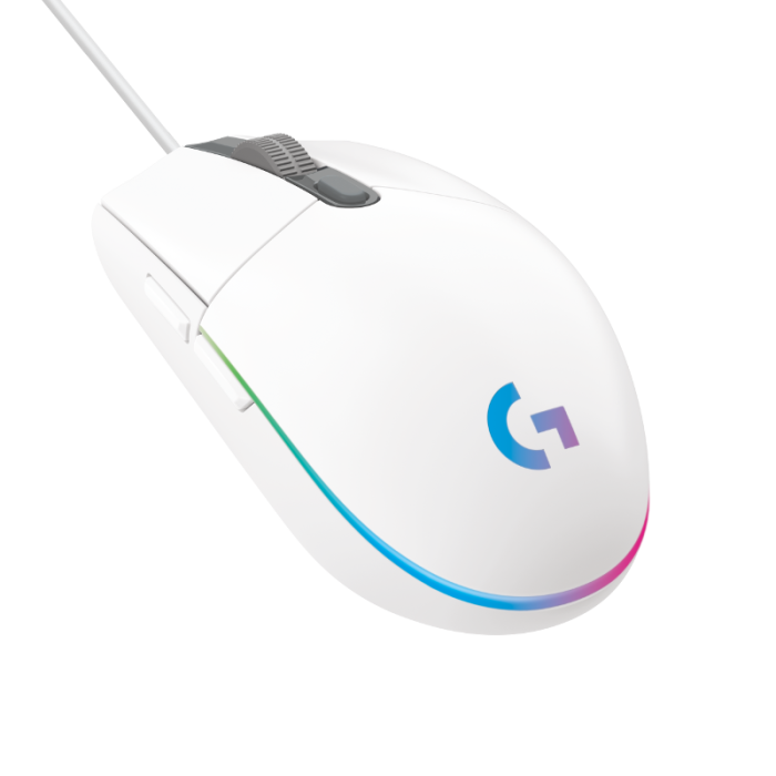 Logitech G102 LIGHTSYNC, bijeli