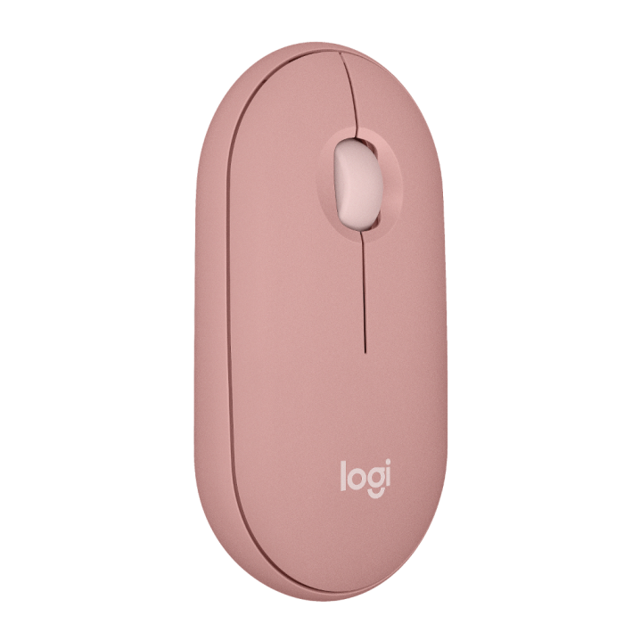 Logitech Pebble M350s, bežični miš, rozi