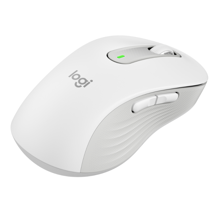 Logitech M650 L, bežični miš, bijeli, za ljevake