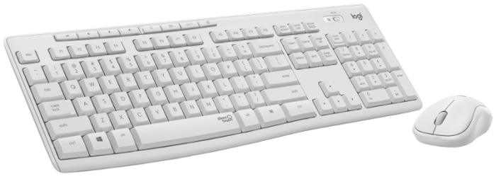 Logitech MK295 bežična tipkovnica i miš, bijela