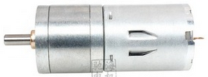 ML-R BDC Motor 12 V, 24 mm, 1:9.3, 640 RPM