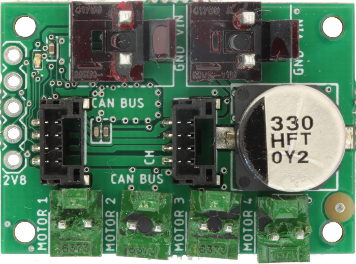 MRMS Motor Driver 4x3.6A CAN Bus