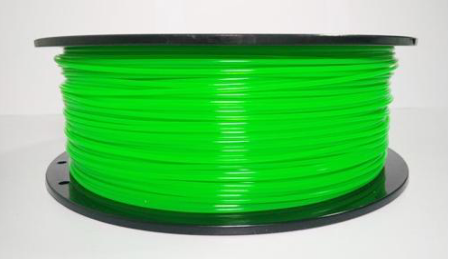 PLA filament 1.75 mm, 1 kg, transparent green
