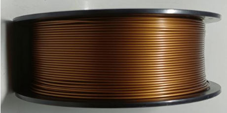 PLA filament 1.75 mm, 1 kg, red copper filled