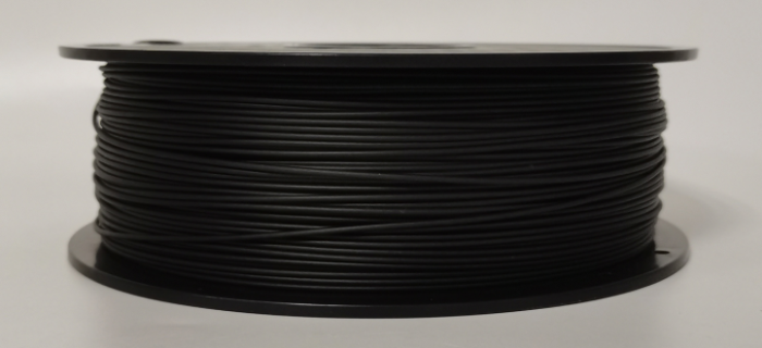 Soft PLA filament 1.75 mm, 1 kg, black
