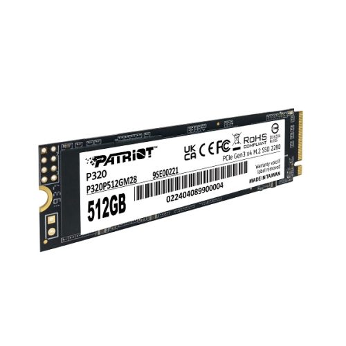 Patriot SSD P320 R3000/W2200, 512GB, M.2 NVMe