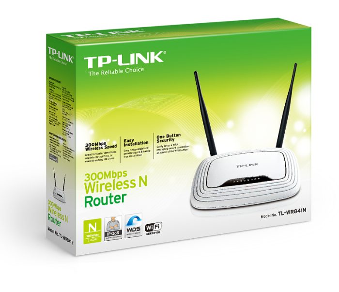 TP-Link TL-WR841N, WLAN router 300Mbps 4-port