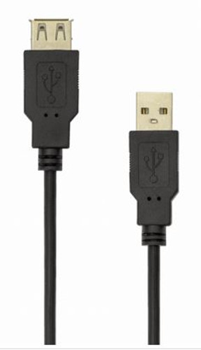 SBOX kabel USB 2.0 produžni AM/AF, 2m, bulk