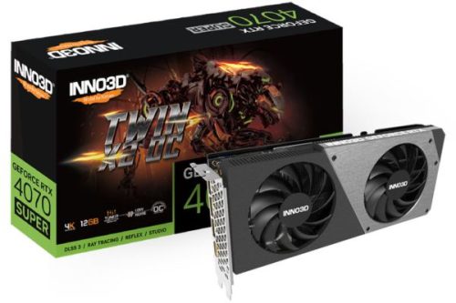 INNO3D GeForce RTX 4070 SUPER TWIN X2 OC, 12GB GDDR6X