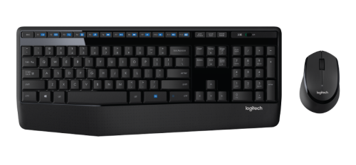 Logitech MK345 bežična tipkovnica i miš, crna