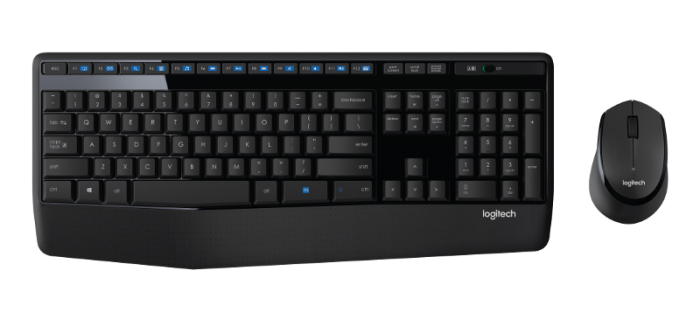 Logitech MK345 bežična tipkovnica i miš, crna