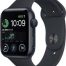 Refurbished Apple Watch SE (2022), 44mm, GPS, Midnight Aluminum