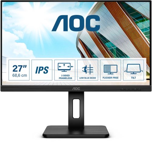 AOC LED IPS 27" 27P2Q, VGA, HDMI, DP, USB