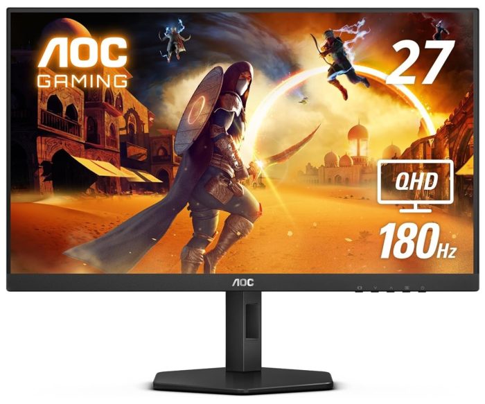 AOC Q27G4X, IPS 27", DP, 2xHDMI, HAS, 180Hz, QHD