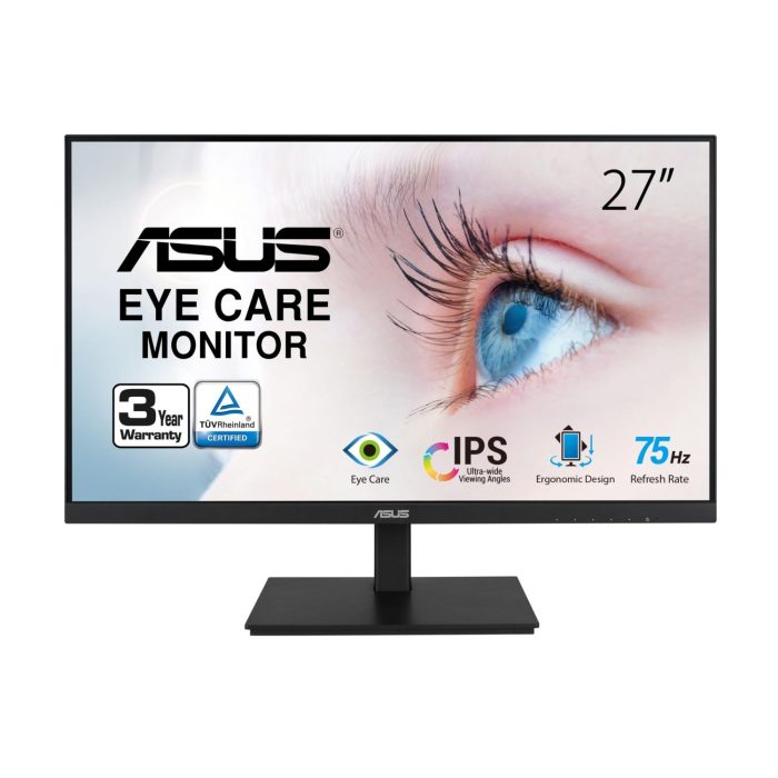 ASUS VA27AQSB 27", QHD, DP, HDMI, 2xUSB, HAS, zvuč