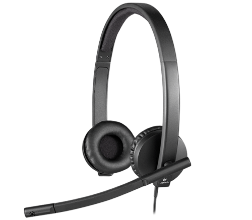 Logitech H570e Stereo slušalice s mikrofonom, USB