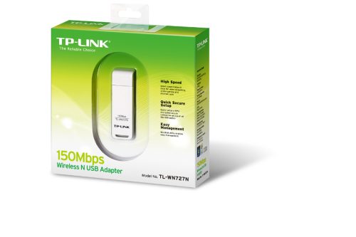 TP-Link TL-WN727N, WLAN USB adapter, 150Mbps