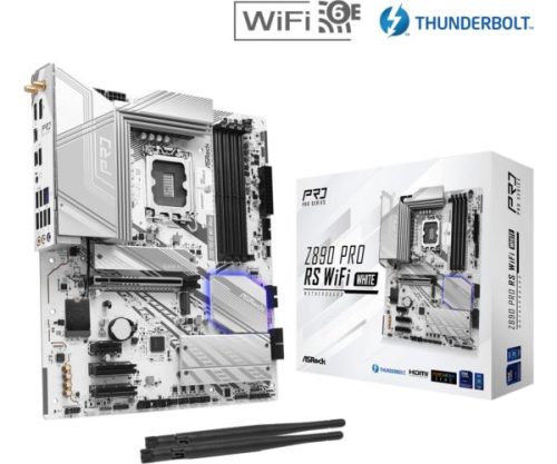 Asrock Intel LGA1851 Z890 PRO RS WIFI WHITE