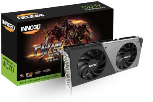 INNO3D GeForce RTX 4070 TWIN X2, 12GB GDDR6