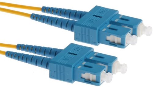 NFO Patch cord, SC UPC-SC UPC, Singlemode 9 125, G.657A2, Duplex, 3m